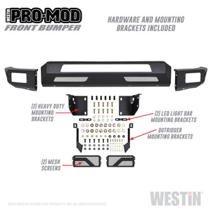 Westin  2019 Dodge Ram 1500 ( Excludes 1500 Classic & Rebel Models )  Pro-Mod Front Bumper