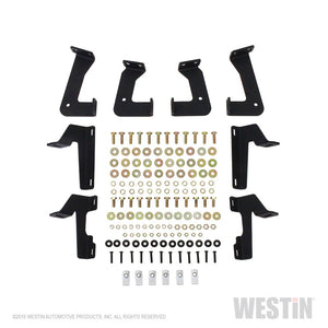 Westin 18-20 Jeep Wrangler JL 2DR HDX Drop Nerf Step Bars - Textured Black