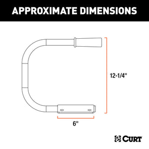 Curt Hitch-Mounted Winch Mount Handles for 31010