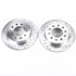 Power Stop 03-08 Hyundai Tiburon Rear Evolution Drilled & Slotted Rotors - Pair