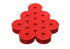 Energy Suspension Pad - Med - 2-1/32in OD x 7/16in ID x 13/16in H - Red