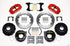 Wilwood Narrow Superlite 4R Rear P-Brk Kit 12.88in Red Big Ford Old Style 2.36in Offset