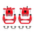 Power Stop 03-05 Infiniti G35 Rear Red Calipers w/Brackets - Pair