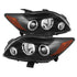 Xtune Scion Tc 08-10 Crystal Headlights Black HD-JH-STC08-AM-BK