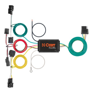 Curt 19-21 Kia Forte Custom Wiring Harness (4-Way Flat Output)