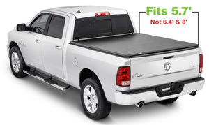 Tonno Pro 09-19 Dodge RAM 1500 5.7ft Fleetside Tonno Fold Tri-Fold Tonneau Cover