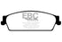 EBC 09-14 Cadillac Escalade 6.0 Hybrid Extra Duty Rear Brake Pads