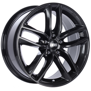 BBS SX 18x8 5x120 ET30 Crystal Black Wheel -82mm PFS/Clip Required