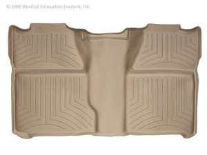 WeatherTech 07-13 Chevrolet Silverado Crew Cab Rear FloorLiner - Tan