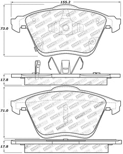 StopTech Performance 06-07 Mazda 6 Front Brake Pads