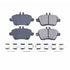 Power Stop 17-19 Infiniti QX30 Rear Z17 Evolution Ceramic Brake Pads w/Hardware