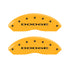 MGP 4 Caliper Covers Engraved Front & Rear With out stripes/Dodge Yellow finish black ch
