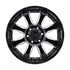Black Rhino Sierra 18x9.0 6x135 ET12 CB 87.1 Gloss Black w/Milled Spokes Wheel