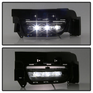 Spyder Dodge Charger 2015-2016 OEM LED Fog Lights W/Universal Switch- Clear FL-DCH2015-LED-C