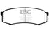 EBC 10+ Lexus GX460 4.6 Extra Duty Rear Brake Pads