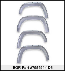 EGR 14+ Toyota Tundra Bolt-On Look Color Match Fender Flares - Set - Silver Sky