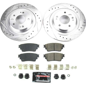 Power Stop 2018 Mitsubishi Eclipse Cross Rear Z23 Evolution Sport Brake Kit