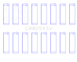 King Ford Powerstroke 6.4L V8 (O/S Housing .002in) (Size STD) Connecting Rod Bearing Set