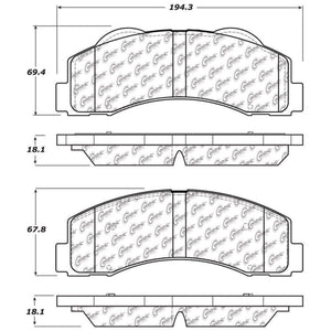 StopTech 10-14 Ford F-150 Street Performance Front Brake Pads