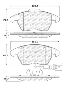 StopTech Performance 06-10 Audi A3 / 08-10 Audi TT / 06-09 VW GTI / 05-10 Jetta Front Brake Pads