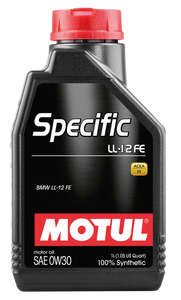 Motul 1L 100% Synthetic High Performance Engine Oil ACEA C2 BMW LL-12 FE+ 0W30