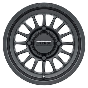 Method MR411 Bead Grip 15x7 / 5+2/38mm Offset / 4x136 / 106.25mm CB Matte Black Wheel