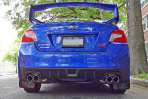 Rally Armor 15-21 Subaru WRX/STI White UR Mud Flap w/Black Logo