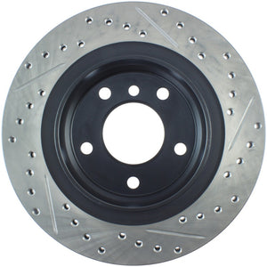 StopTech Power Slot 00 BMW 323 / 01-07 325 / 99-00 328 Series Rear Right Drilled & Slotted Rotor