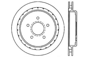 StopTech 97-10 Chevy Corvette Slotted & Drilled Rear Left Rotor