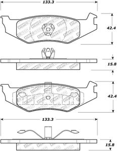 StopTech Street Select Brake Pads - Rear