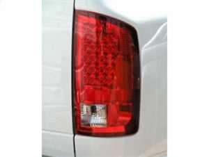 Spyder Dodge Ram 1500 09-14 LED Tail Lights Incandescen- Red Clear ALT-YD-DRAM09-LED-RC