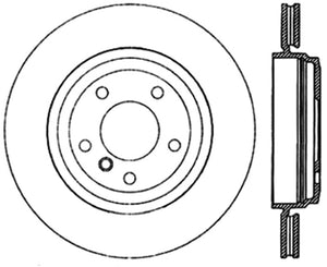 StopTech 00-07 BMW 330 Series E46/E90 Drilled & Slotted Left Rear Rotor