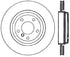 StopTech 01-06 BMW 330 Drilled Left Rear Rotor