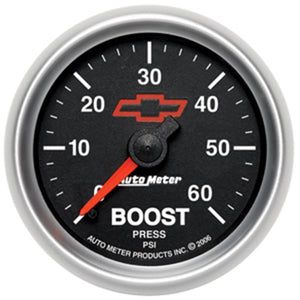 Autometer GM Performance Parts 2-1/16in 0-60 PSI Mechanical Boost Gauge