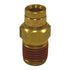 Firestone Male Connector 1/4in. Push-Lock x 1/4in. NPT Brass Air Fitting - 2 Pack (WR17603463)