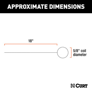 Curt Fish Wire for 5/8in Diameter Bolts