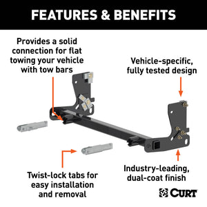 Curt 20-21 Jeep Gladiator Custom Tow Bar Base Plate