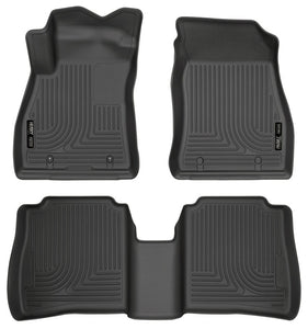 Husky Liners 14-18 Nissan Sentra Weatherbeater Black Front & 2nd Seat Floor Liners