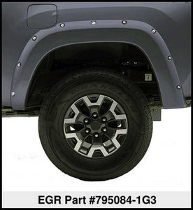 EGR 16+ Toyota Tacoma w/Mudflap Bolt-On Look Color Match Fender Flares - Set - MagneticGray