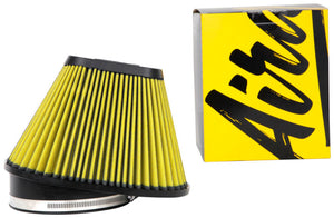 Airaid Universal Air Filter - Cone 6in F x 10-1/4x7-1/4in B x 5-1/2x2-1/2in T x 6-1/2in H -Synthamax