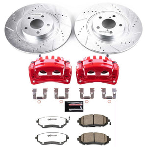 Power Stop 04-06 Subaru Baja Front Z26 Street Warrior Brake Kit w/Calipers