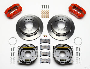 Wilwood Dynapro Low-Profile 11.00in P-Brake Kit - Red AMC 71-74 2.60in Offset