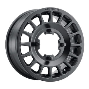 Method MR407 Bead Grip 15x6 / 5+1/51mm Offset / 4x136 / 100mm CB Matte Black Wheel