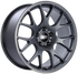 BBS CH-R 19x9.5 5x112 ET35 Satin Titanium Polished Rim Protector Wheel -82mm PFS/Clip Required