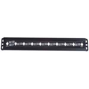 ANZO Universal 12in Slimline LED Light Bar (Green)