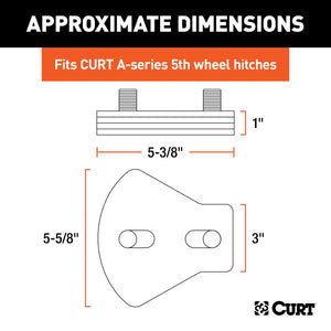 Curt A-Series 5th Wheel Wedge Kit