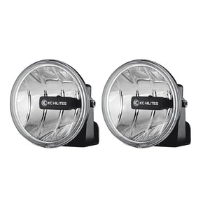 KC HiLiTES 4in. Gravity G4 LED Light 10w SAE/ECE Clear Fog Beam (Pair Pack System)