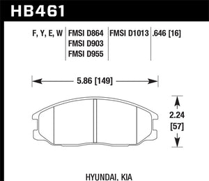 Hawk LTS Street Brake Pads