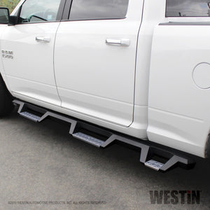 Westin 19-23 1500 Classic CC / 10-23 2500/3500 CC 6.5ft. HDX SS Drop W2W Nerf Step Bars - Tex. Blk