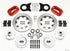 Wilwood Forged Dynalite Front Kit 12.19in Red 1965-1969 Mustang Disc & Drum Spindle